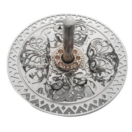 Yealat Chen Silver Plated Dreidel - Ornament
